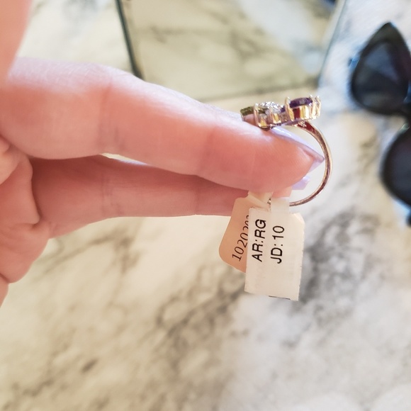 Fashion jewelry 18k gold plated flower ring - Picture 3 of 4